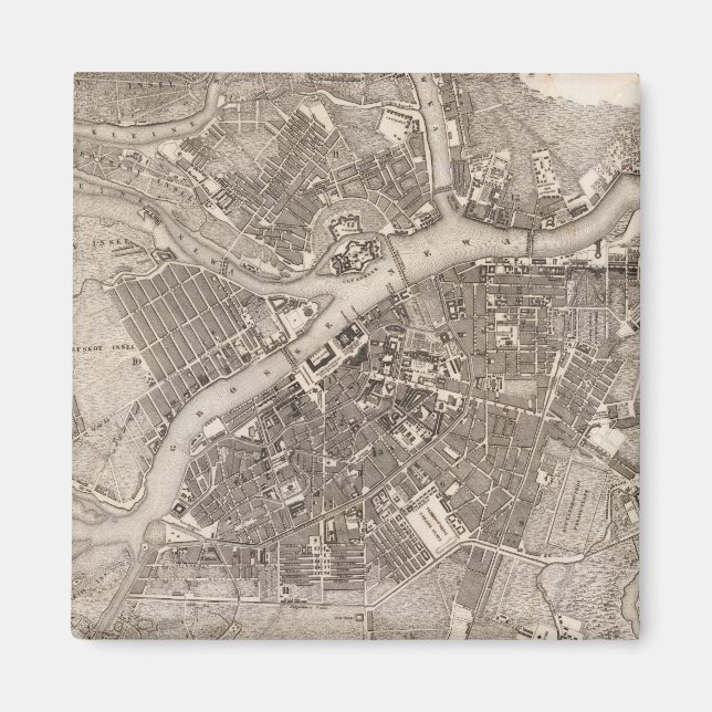 Sankt Petersburg, Russland Magnet (Vorne)