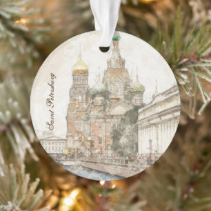 Sankt Petersburg Russland Ornament - ReiseSouvenir