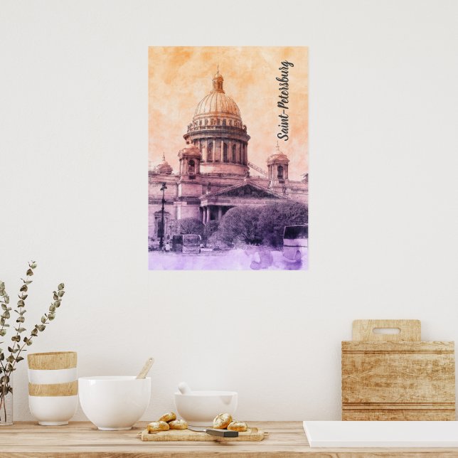 Sankt-Petersburg, Russland Poster (Küche)