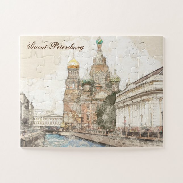 Sankt-Petersburg, Russland Puzzle (Horizontal)