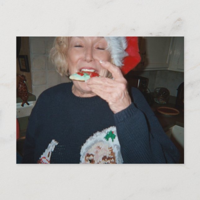 Sankt Plätzchen Feiertagspostkarte (Vorderseite)