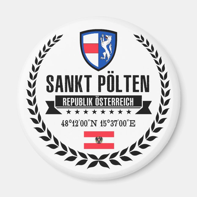 Sankt Pölten Magnet (Vorne)