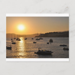 Sankt ponsa Sonnenuntergang Postkarte
