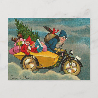 Sankt reitet ein Motorrad - Weihnachten