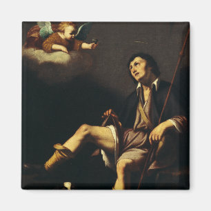 Sankt Rochus und der Engel von Guy François Magnet