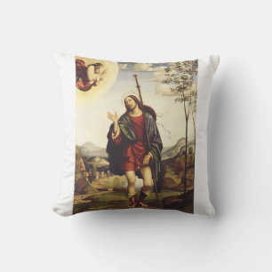 Sankt Rochus von Francesco Francia  Kissen