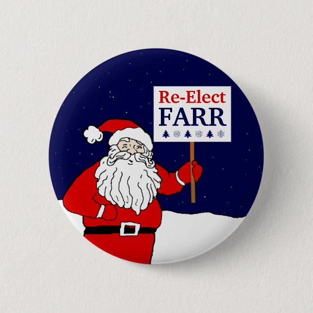 Sankt sagt wiederwählen einen progressiven Kongreß Button (Vorderseite)
