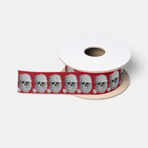 Sankt-Schädel Satinband