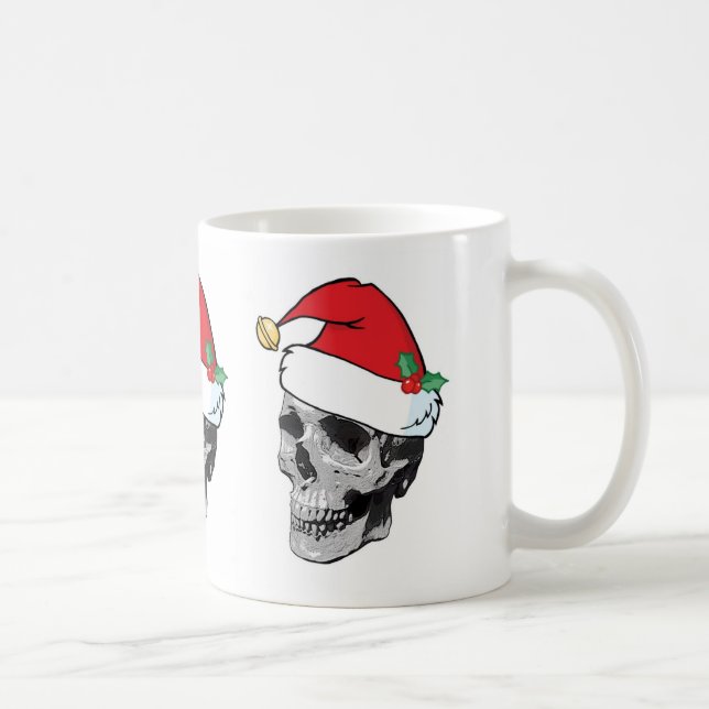 Sankt-Schädel-WeihnachtsTasse Tasse (Rechts)