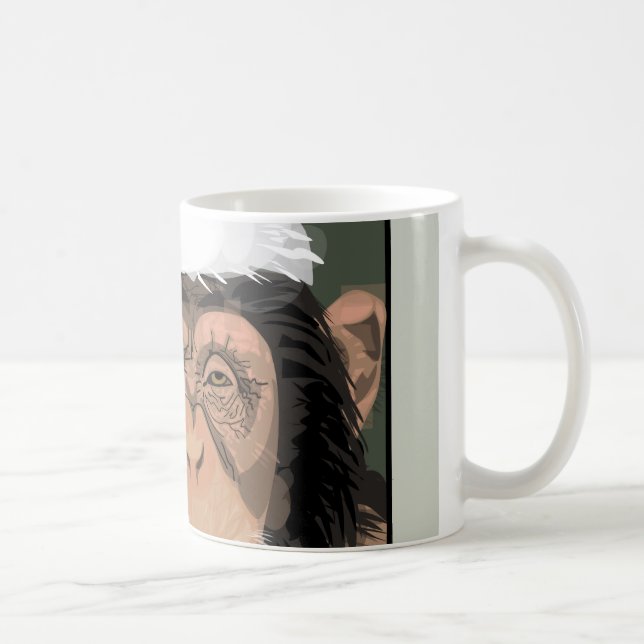 Sankt-Schimpanse Tasse (Rechts)