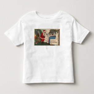 Sankt, schlafende Kinder beobachtend Kleinkind T-shirt