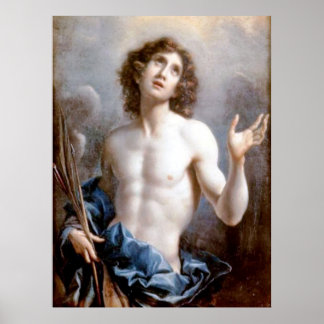 Sankt Sebastian 1640 Carlo Dolci Fine Art Poster