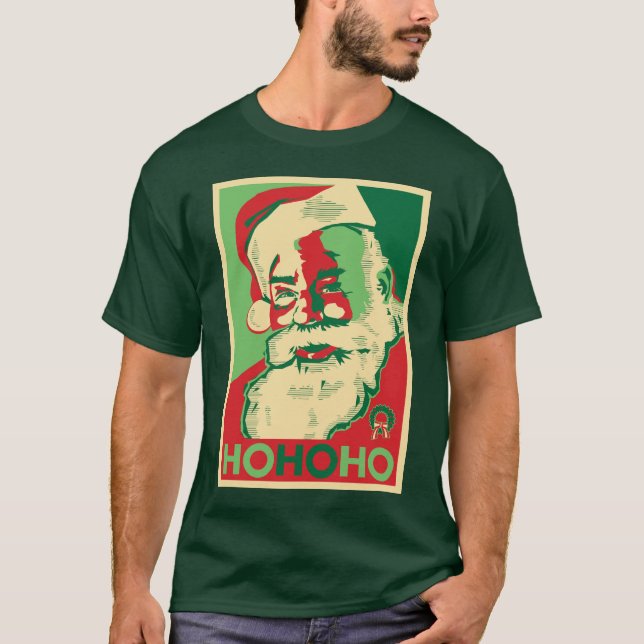 Sankt-Shirt - HoHoHo T-Shirt (Vorderseite)