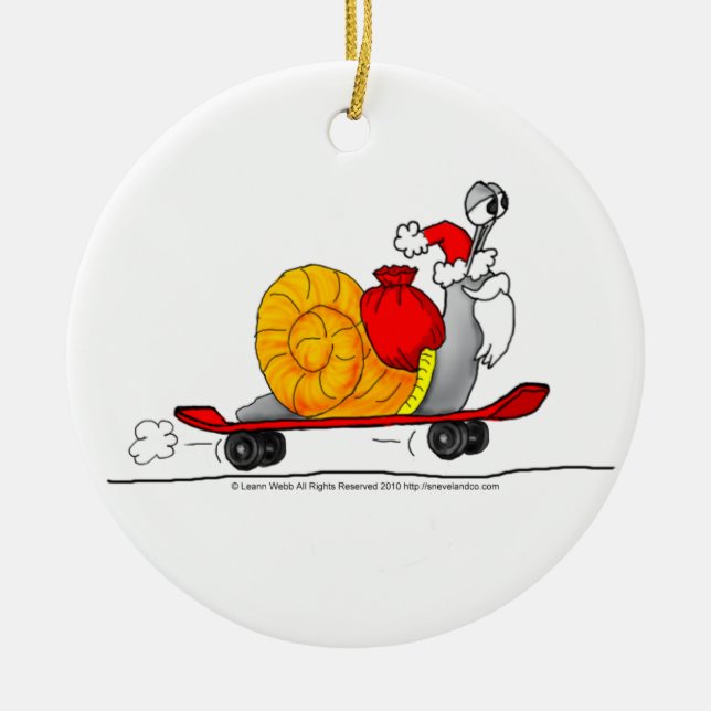 Sankt Skateboard Keramikornament (Vorne)