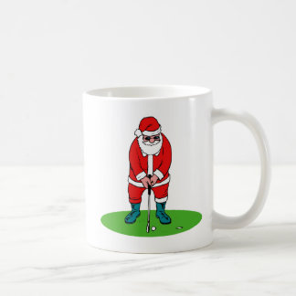 Sankt spielt Golf Tasse