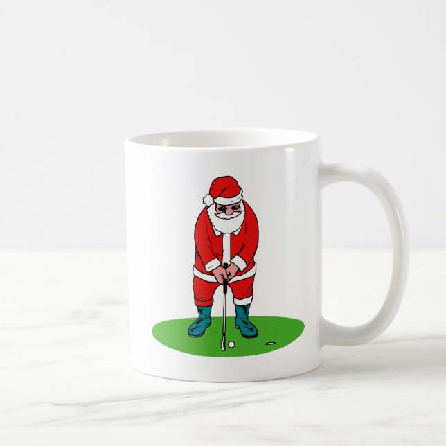 Sankt spielt Golf Tasse (Rechts)