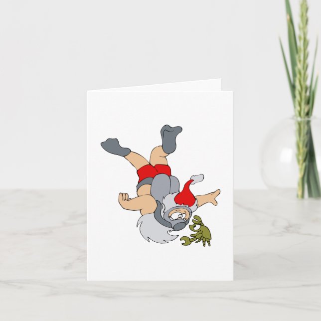 Sankt-Sporttauchen Feiertagskarte (Vorderseite)