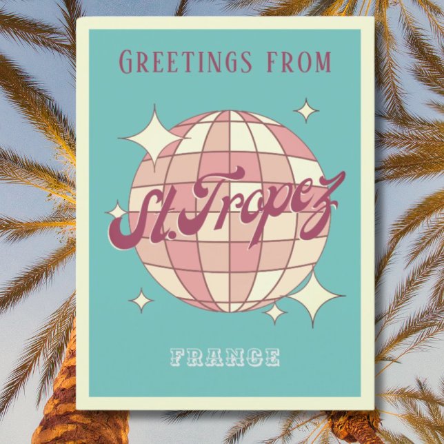 Sankt St Tropez Frankreich Retro Postcard Postkarte (Von Creator hochgeladen)