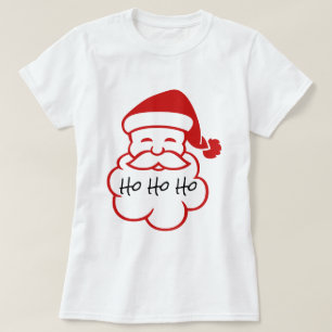 Sankt stellen Ho Ho Ho Minimalistischen weißen T - T-Shirt