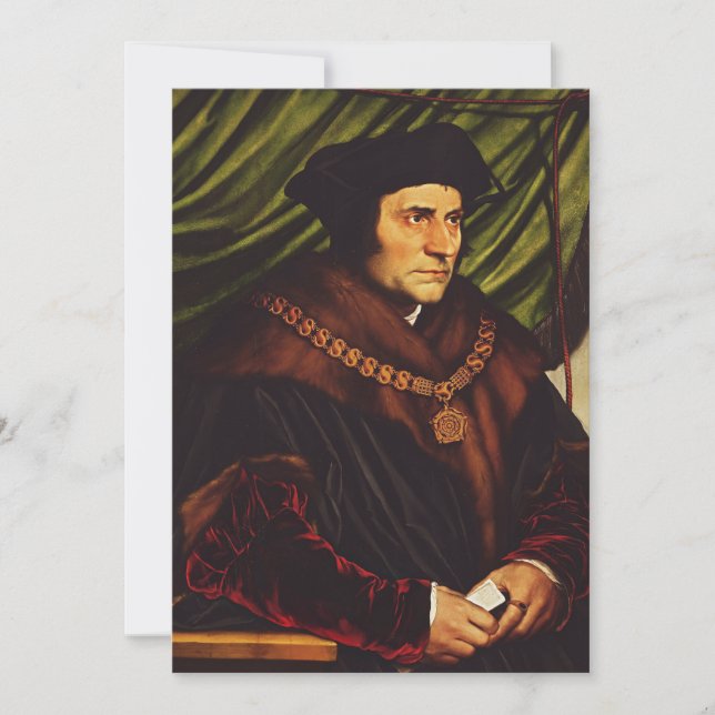Sankt Thomas Morus Dankeskarte (Vorderseite)