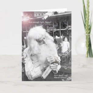 Sankt u. Krabben Feiertagskarte