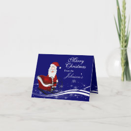 Sankt u. sein Pferdeschlitten-Weihnachten Feiertagskarte