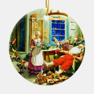 Sankt- und Frau-Klaus Relax Heilige Nacht Keramikornament