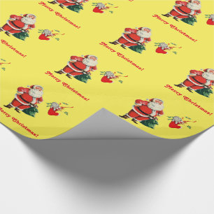 Sankt und Kätzchen Geschenkpapier
