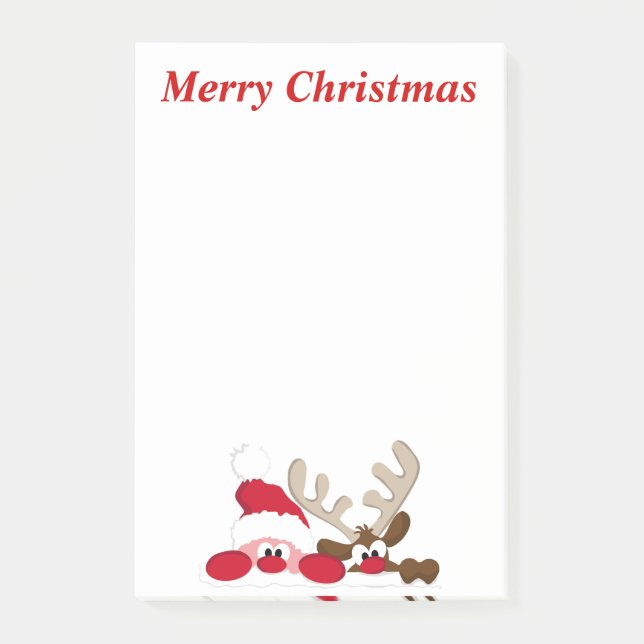 Sankt und Ren Post-it Klebezettel (Vorderseite)