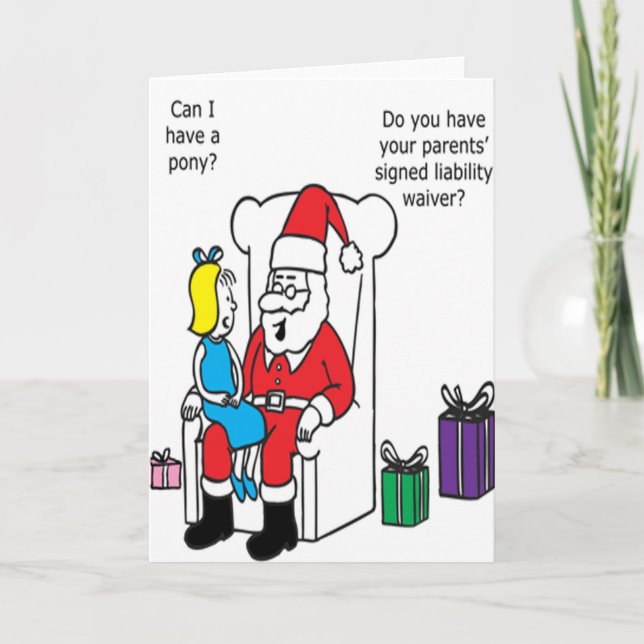 Sankt unterzeichnete Aufhebung Feiertagskarte (Vorderseite)