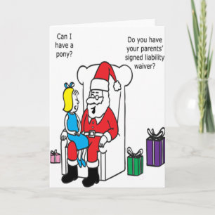 Sankt unterzeichnete Aufhebung Feiertagskarte