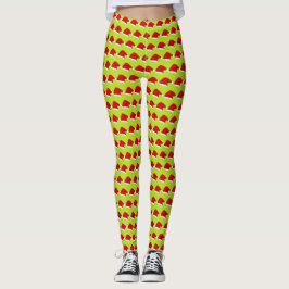 Sankt verlor seine Hut Limonen festlichen Leggings