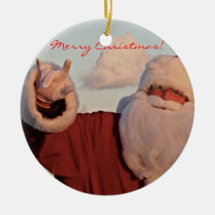 SANKT-VERZIERUNG frohe Weihnachten! Keramik Ornament