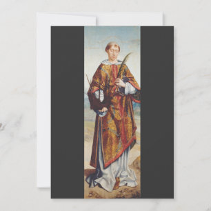 Sankt Vinzenz von Saragossa Feiertagskarte