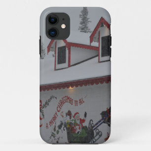 Sankt-Weihnachtsfeiertags-Schnee-Schneeflocke Case-Mate iPhone Hülle