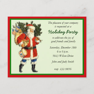 Sankt-WeihnachtsParty Einladung