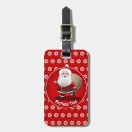 Sankt Weihnachtsreise Gepäckanhänger