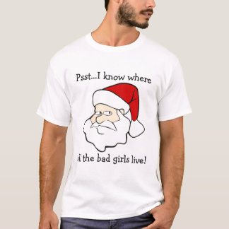 Sankt weiß, wo die schlechten Mädchen leben T-Shirt