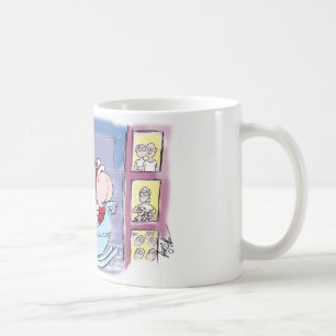 Sankt wirft ein wackeliges! tasse