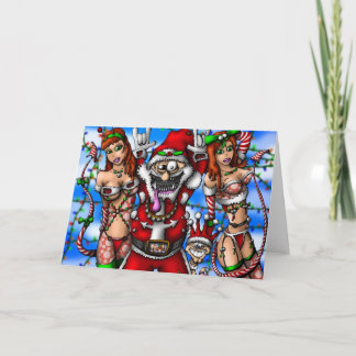 Sankt-Zeit-Karte Feiertagskarte