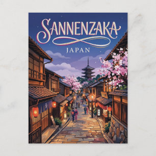 Sannenzaka-Hang Japan Postkarte