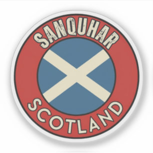 Sanquhar, Schottland Aufkleber