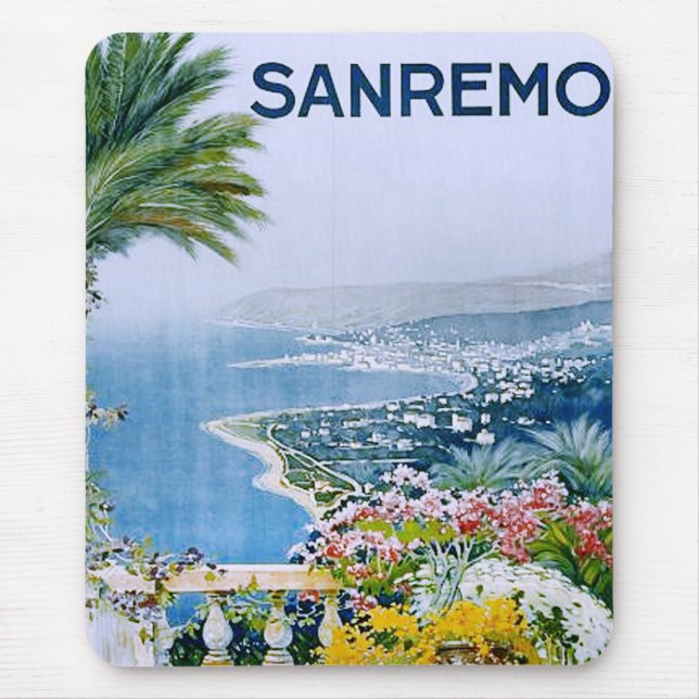 Sanremo, Italien, Mousemat Mousepad (Vorne)