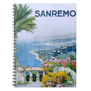 Sanremo, Italien-Notebook Notizblock