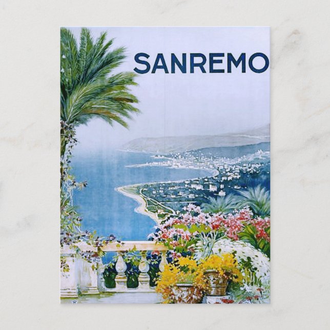 Sanremo, Italien Postcard Postkarte (Vorderseite)