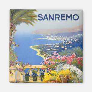 Sanremo Italien Vintage-Reise Magnet