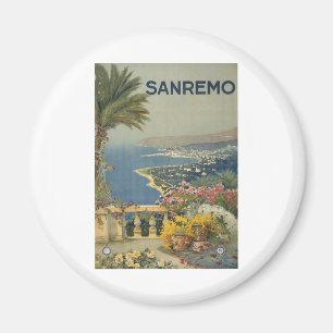 Sanremo-Plakat 1920 Magnet