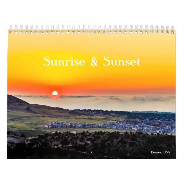 Sanrise und Sunset Kalender (Titelbild)