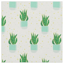 Sansevieria Schlange Pflanze drucken Stoff