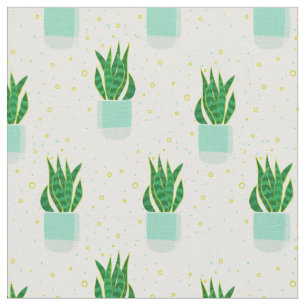Sansevieria Schlange Pflanze drucken Stoff